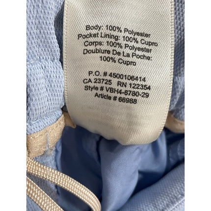Aritzia Wilfred Women's Blue High Rise Belted Wide Leg Bermuda Paperbag Shorts 4
