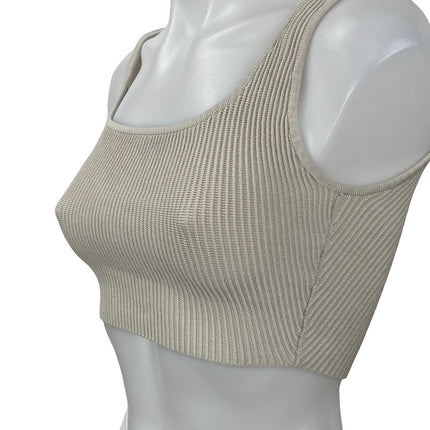 ARITZIA Babaton Sculpt Knit Yoga Workout Athletic Activewear Crop Tank Top 2XS