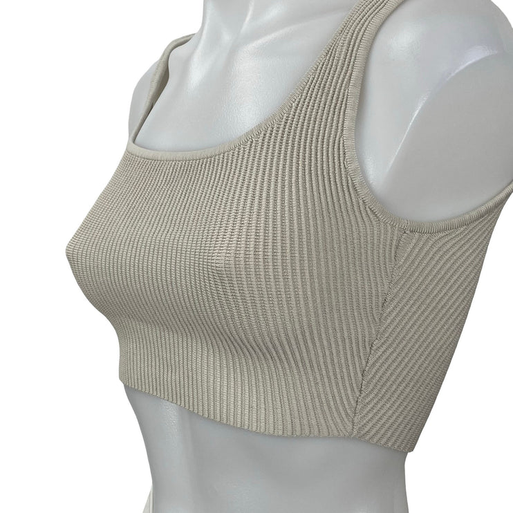 ARITZIA Babaton Sculpt Knit Yoga Workout Athletic Activewear Crop Tank Top 2XS