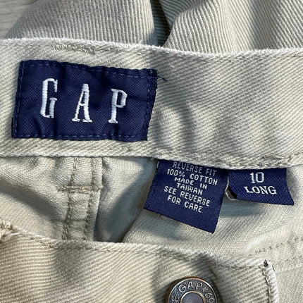 Gap Womens Olive Green High Waisted Tapered Wide Leg Baggy Denim Jeans Pants 10L
