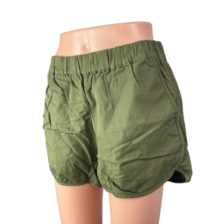 Madewell MWL Allways Elastic Waist High Rise Yoga Athletic Activewear Shorts S