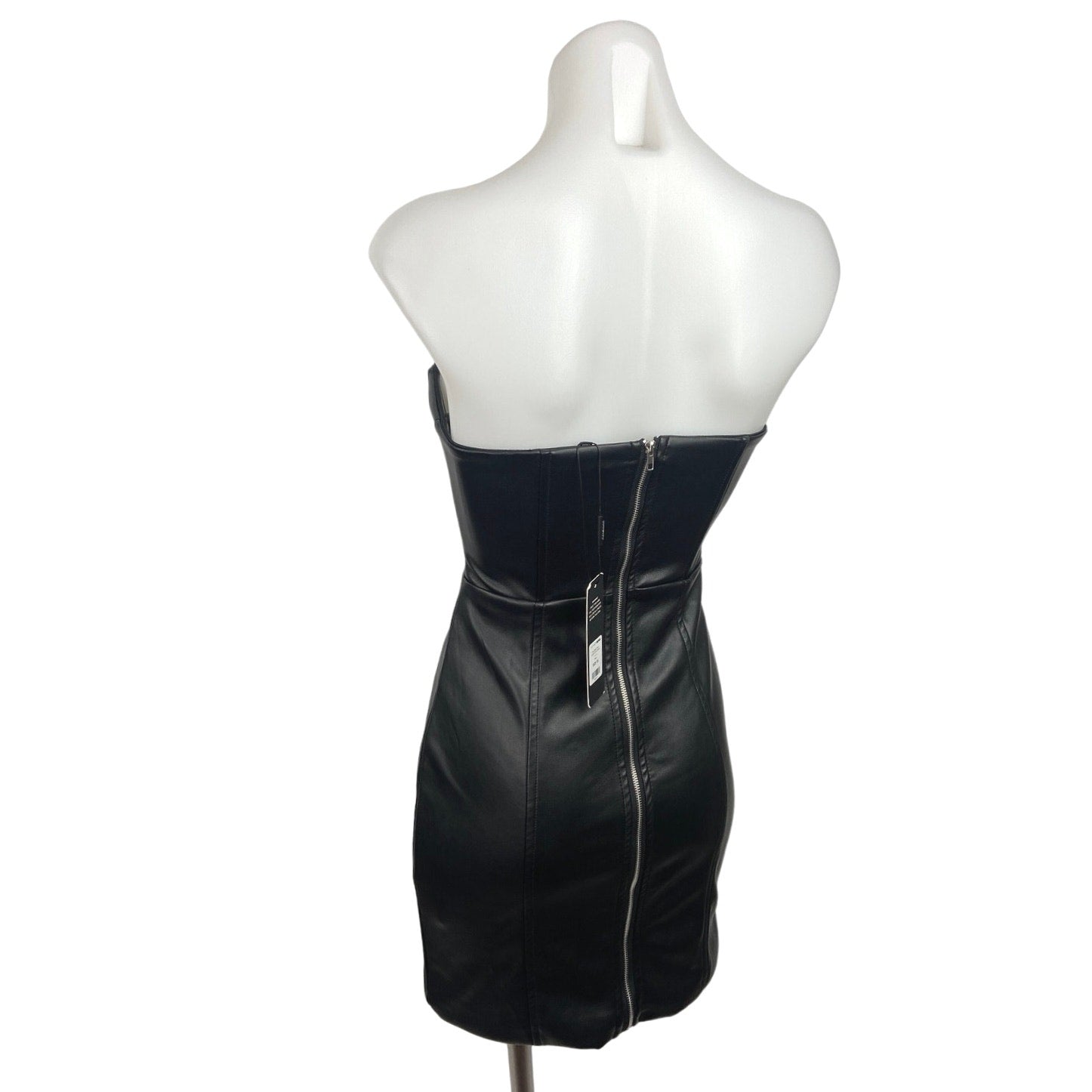 corset dress fashion nova Fashion Nova NWT Black Faux Leather Strapless Mini Tube Corset Party D – Brie