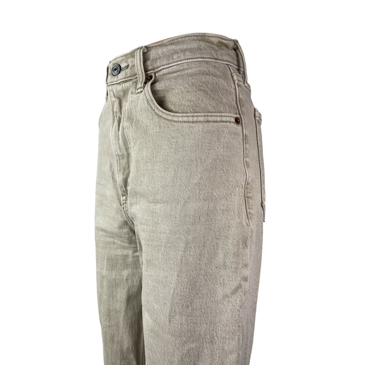 Abercrombie & Fitch Women's Khaki Ultra High Rise Straight Denim Jeans Pants 2