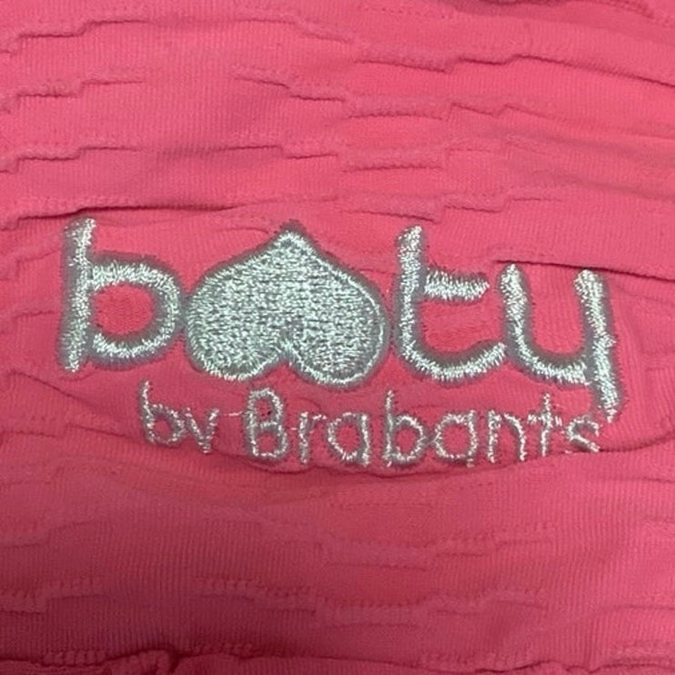 Booty by Brabants Women's Pink Mid Rise Pull On Athletic Yoga Leggings Size S