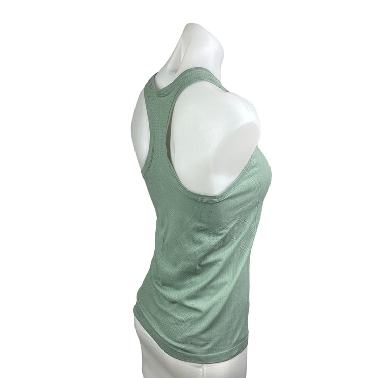 Nike Dri Fit Women's Mint Green Round Neck Racerback Workout Tank Top Size S