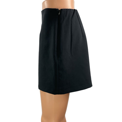 Abercrombie & Fitch Scarlett Black High Waisted Mini Skirt Skort Shorts Size S
