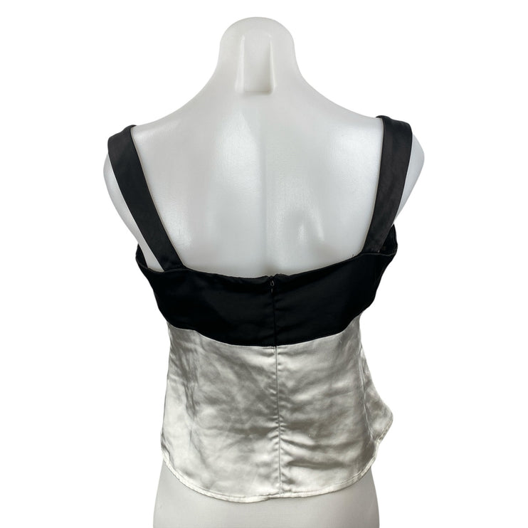Princess Polly Chantell Colorblock Satin Sleeveless Square Neck Cami Tank Top 8