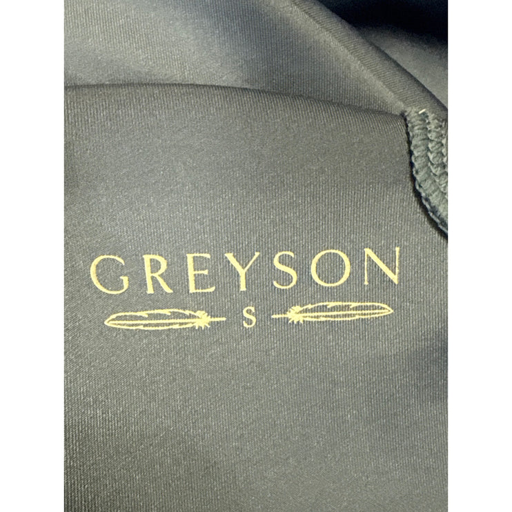 Greyson Blue Long Sleeve Gym Athletic Activewear Sweater Hoodie Sweatshirt Top S