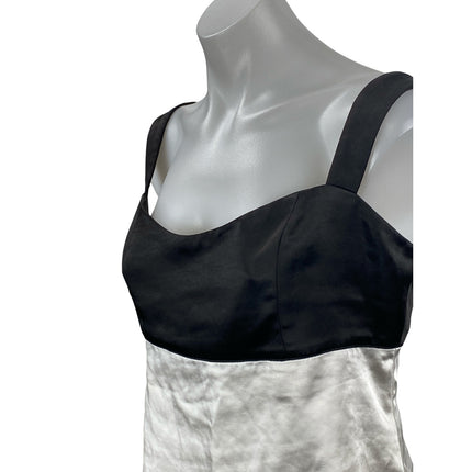 Princess Polly Chantell Colorblock Satin Sleeveless Square Neck Cami Tank Top 8