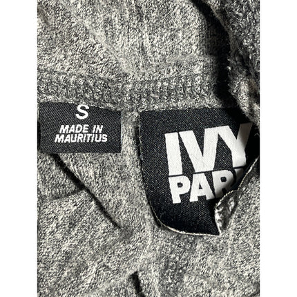 Ivy Park Women's Gray Heather Drawstring Tapered Trousers Sweatpants Joggers S