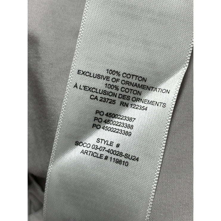NEW Aritzia TNA Soft Supply Gray Mid Rise Mini Straight Utility Cargo Skirt Sz 2