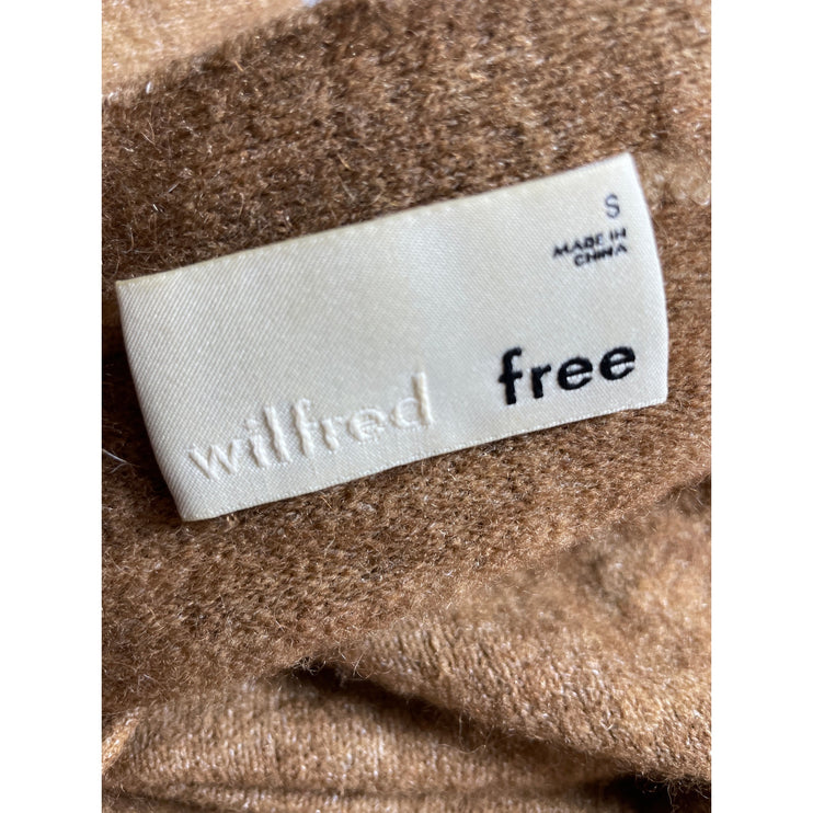 Aritzia Wilfred Free Ryley Wool V Neck Long Sleeve Button Cardigan Sweater Top S