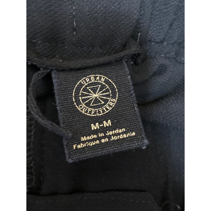 Urban Outfitters Women's Black High Rise Wide Leg Pleated Trousers Pants Size M