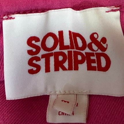 Solid & Striped Bailey Pink Jersey Sleeveless Cutout Mini A-Line Tank Dress M