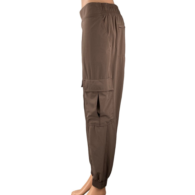 Athleta Chelsea Womens Brown High Rise Outdoor Utility Jogger Sweat Pants Size 8