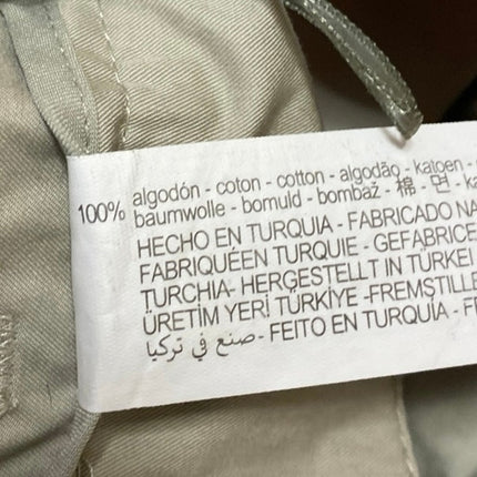 Zara Women's Beige High Waisted Wide Leg Windbreaker Palazzo Trousers Pants Sz S