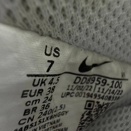 Nike Air Force 1 Women's White Low Top Lace Up Athletic Sneakers Shoes Size 7