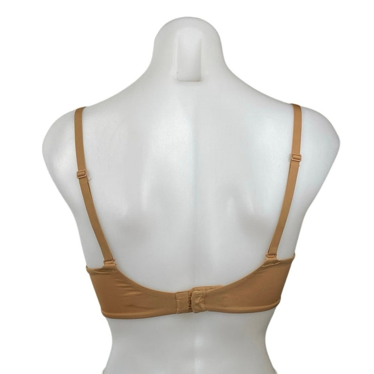 Skims Weightless Scoop Brown Medium Coverage Adjustable Underwire Demi Bra 32DD