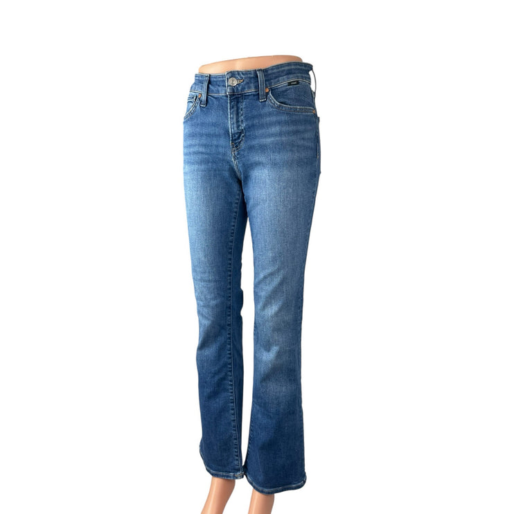 Mavi Molly Women's Blue Classic Mid Rise Flared Bootcut Denim Jeans Size 25x30