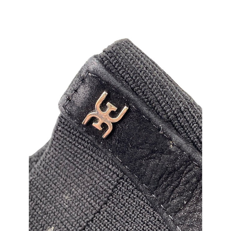 Sam Edelman Women's Black Suede Block Heel Zip Up Round Toe Tall Boots Size 6