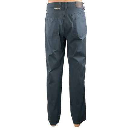Linksoul Men's Navy Blue Straight Leg Mid Rise Career Trousers Pants Size 34R