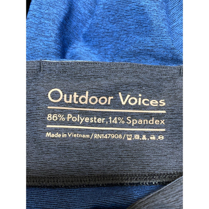 Outdoor Voices Multicolor Colorblock High Waist Skiinny Tight Leggings Pants M