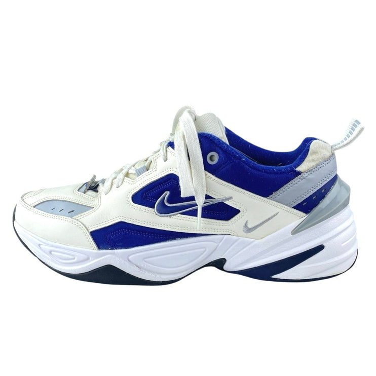 Nike M2K Tekno Men's White Blue Lace Up Low Top Athletic Sneakers Shoes Size 11