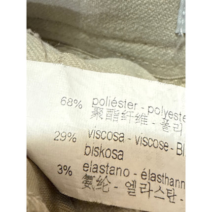 Zara Women's Beige Khaki Tan High Waisted Wide Leg Trousers Pants Size XXL