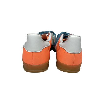 NEW Adidas Gazelle Indoor Orange Low Top Lace Up Athletic Sneakers Shoes Sz 6.5