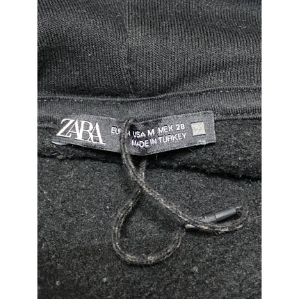 Zara Women's Black Yoga Gym Athletic Activewear Sweater Hoodie Sweatshirt Top M