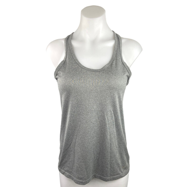 Nike Dri Fit Gray Scoop Neck Sleeveless Racerback Workout Tank Top Size M