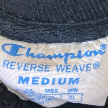 Champion Women's Black Knit Crew Neck Long Sleeve Sweatshirt Sweater Top Size M
