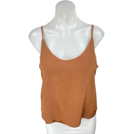 NEW Everlane The Slip Women's Tan Sleeveless Cami Camisole Tank Top Size 6