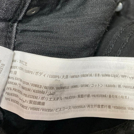 Abercrombie & Fitch Black Super Skinny High Rise Button Fly Denim Jeans Pants 26