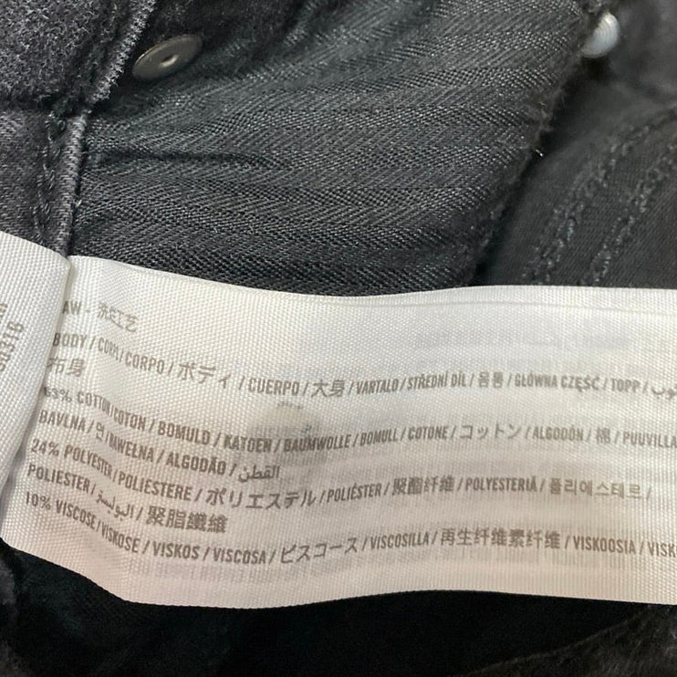 Abercrombie & Fitch Black Super Skinny High Rise Button Fly Denim Jeans Pants 26