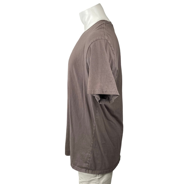 Talentless Men's Brown Crew Neck Short Sleeve Basic T Shirt Tee Top Size XL