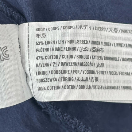 Abercrombie & Fitch Blue Short Puff Sleeve Square Neck Mini A-Line Dress Size MP