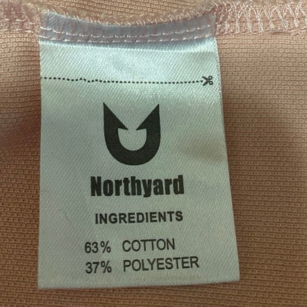 Northyard Men's Pink Short Sleeve Golf Tennis Collared Polo Shirt Top Size XL
