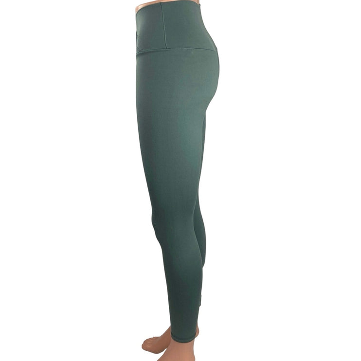 Aerie Offline Green Pull On Stretch High Rise Real Me 7/8 Leggings Tight Size M