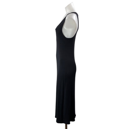Aritzia Wilfred Free Women's Black Sleeveless Ribbed Knit Tank Midi Dress Size M