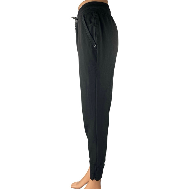 Jaanuu Women's Black Drawstring High Waisted Jogger Medical Scrub Pants Size XS
