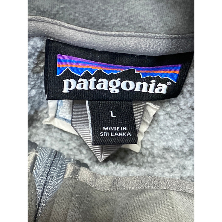 Patagonia Better Gray Fleece Half Zip Long Sleeve Sweatshirt Sweater Top Size L