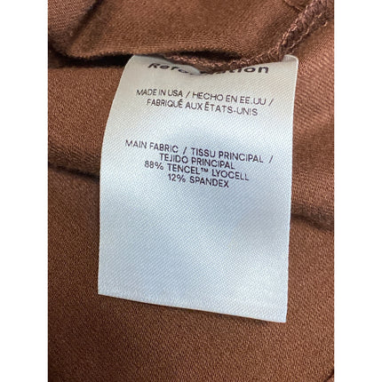 Reformation Bailey Women Brown Long Sleeve Mock Neck Inner Layer Knit Top Size S