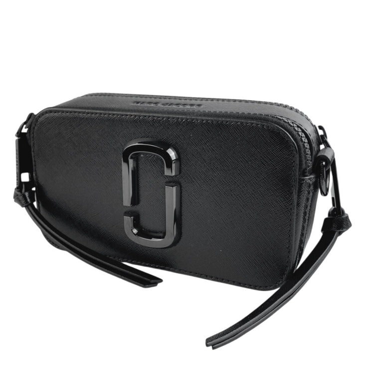 Marc Jacobs Snapshot DTM Black Genuine Leather Zip Unisex Purse Camera Bag OS