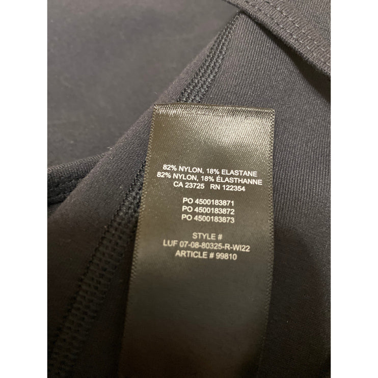 Aritzia Wilfred Life Divinity Black Sleeveless Cami Camisole Workout Jumpsuit M