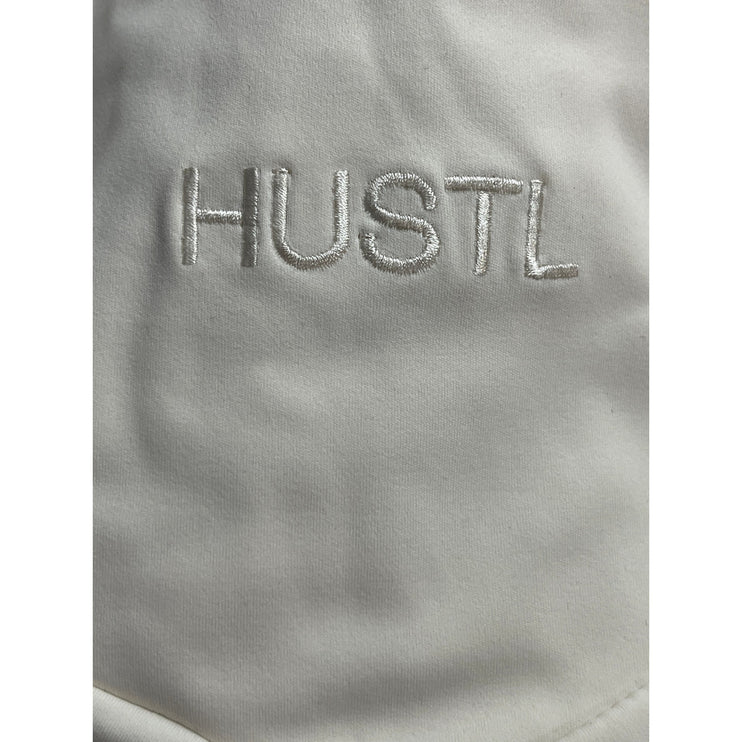 Hustl Women's White Mid Rise Yoga Workout Gym Athletic Leggings Pants Size XS