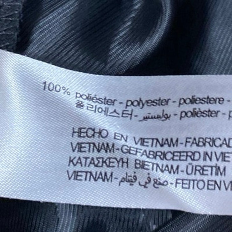 Zara Women's Black Straight Tapered Leg High Waist Drawstring Trousers Pants M