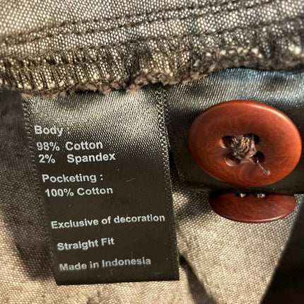 Flint and Tinder Womens Brown High Rise Straight Skinny Denim Jeans Pants Sz 30