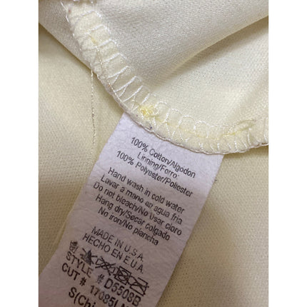 Estam Women's Yellow Sleeveless Cami Camisole Smocked A-Line Flared Dress Size S