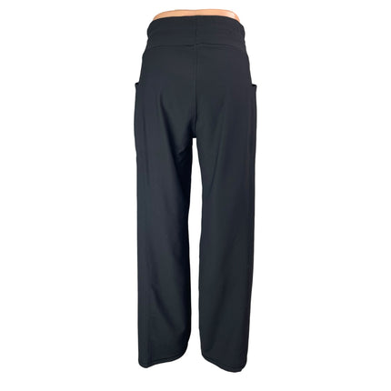 32 Degrees Black High Rise Wide Leg Yoga Activewear Athletic Trouser Pants Sz L
